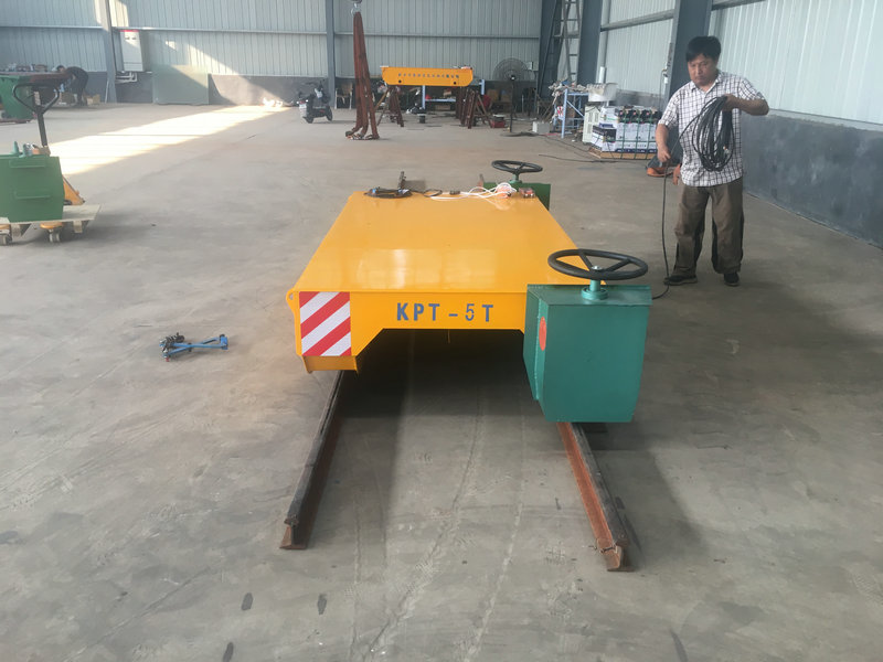 Cable Reel Powered Motorized Rail 5 Tons Indústria Cotxe de transferència