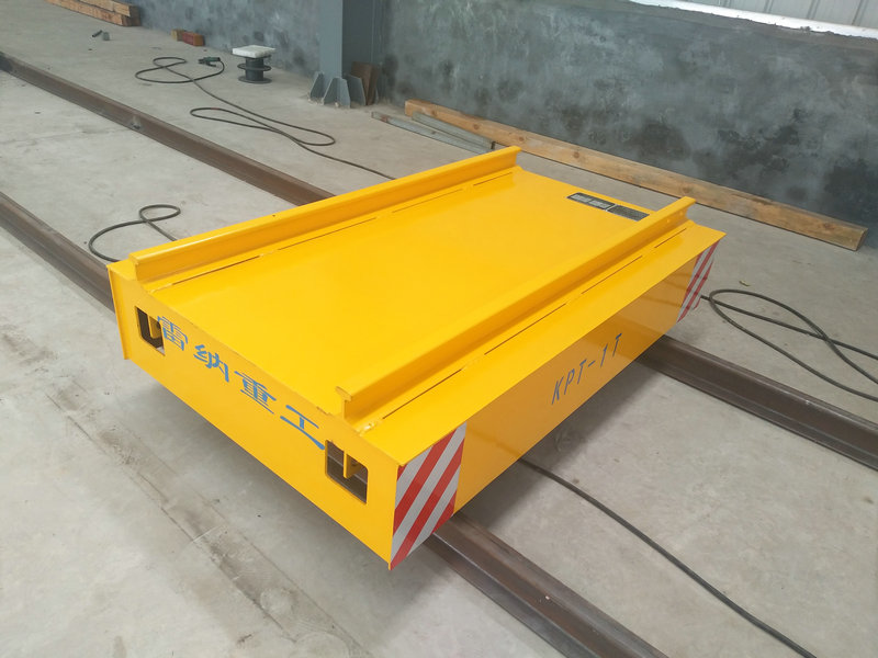 Cable Reel Powered Warehouse Car Flat en ferrocarril amb control remot